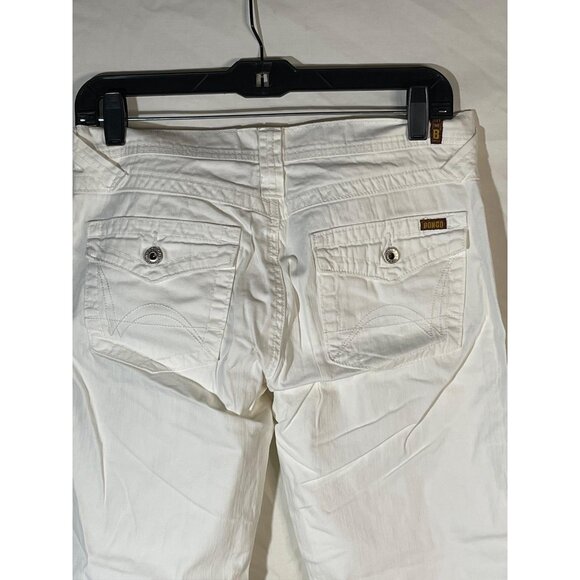 Bongo off white capris short pants jeans size 7 waist 32" length 39" READ - Picture 7 of 12
